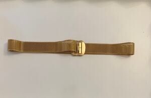 Signed Vintage Sarah Cov Gold Mesh Adjustable Belt with Buckle